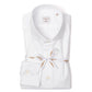 White Shirt "Royal Twill" with Shark Collar and Sports Cuff - handmade