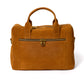 Business Bag "Vienna" made of Cognac Brown Goatskin - handmade