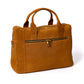 Business Bag "Vienna" made of Cognac Brown Goatskin - handmade