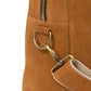 Business Bag "Vienna" made of Cognac Brown Goatskin - handmade
