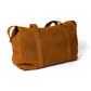 Travel Bag "Velden" made of Cognac Brown Goatskin - handmade