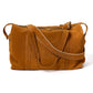 Travel Bag "Velden" made of Cognac Brown Goatskin - handmade