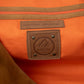 Travel Bag "Velden" made of Cognac Brown Goatskin - handmade