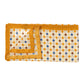 Bandana "Palline e Cerchi" made from Wool & Silk - hand-rolled