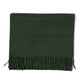 MJ Exclusive: Dark Green Scarf "Classic Plain" made of Scottish Cashmere