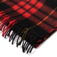 MJ Exclusive: Plaid Scarf "Red Tartan" made from Scottish Cashmere
