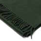MJ Exclusive: Dark Green Scarf "Classic Plain" made of Scottish Cashmere