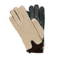 Gloves "Karlsbad Winter" made from Deerskin and Wool with Cashmere Lining - hand-sewn