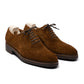 Oxford "Seamless Sport" made of Tobacco Brown Suede - pure handwork