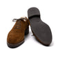 Oxford "Seamless Sport" made of Tobacco Brown Suede - pure handwork