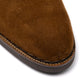 Oxford "Seamless Sport" made of Tobacco Brown Suede - pure handwork