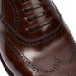 Stretch Brogue "Lazy Man" made of Brown Calfskin - purely handmade