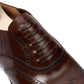 Stretch Brogue "Lazy Man" made of Brown Calfskin - purely handmade