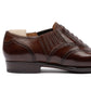 Stretch Brogue "Lazy Man" made of Brown Calfskin - purely handmade