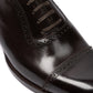 Oxford "Adelaide" made of Dark Brown Calfskin - purely handmade