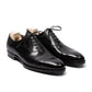 Oxford "Straight Tipped" made of Black Calfskin - purely handmade