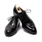 Oxford "Straight Tipped" made of Black Calfskin - purely handmade