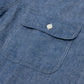 Kenneth Field x MJ: Work Shirt "Authentic II" made from Japanese Cotton Chambray - Japanese Item