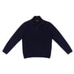 Brigatelli dal 1922 per Michael Jondral: Zip Sweater made of Merino Wool and Cashmere - 3 Ply Cashmere Blend