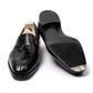 Special Edition x MJ: Loafer "Split Tassel" made from Grained Calfskin - purely handmade