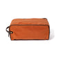 Large Toiletry Bag "Luxury Beauty" made from Felisi Nylon and Saddle Leather - handmade