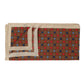 Bandana "Palline e Cerchi" made from Wool & Silk - hand-rolled