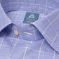 Hand-Sewn Shirt "Griglia Nobile" with Neapolitan Turn-Up Cuff - Collo Napoli
