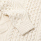 Turtleneck Sweater "Iconic Aran" made from Lambswool and Cashmere - Original Knit