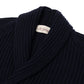Cardigan "Double-Row Shawl" made from Lambswool and Cashmere - Original Knit