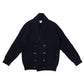 Cardigan "Double-Row Shawl" made from Lambswool and Cashmere - Original Knit