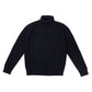 Turtleneck Sweater "Iconic Aran" made from Lambswool and Cashmere - Original Knit