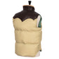 Rocky Mountain Featherbed x MJ: "Christy Vest" down vest with lambskin collar