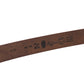 Belt "Saddle Strap" made from Dark Brown Saddle Leather - handmade