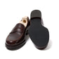 Loafer "American Casual Penny" made of dark brown grained calfskin - pure handwork