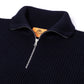 ANDERSEN-ANDERSEN x MJ: Sweater "Half-Zip Troyer" made of pure merino wool.