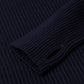 ANDERSEN-ANDERSEN x MJ: Sweater "Half-Zip Troyer" made of pure merino wool.
