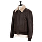 Sergio Nigri x Brigatelli dal 1922 x MJ: "The Shearling Bomber" leather jacket made from grown lambskin