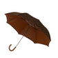 Limited Edition: Francesco Maglia x MJ: "The Folding MJ Edition" pocket umbrella with chestnut wood handle