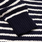 Wommelsdorff x MJ: "Hampton Bays" hang-knitted sweater in pure cashmere