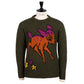 HOWLIN' "Cosmic Deer" sweater made from Irish wool
