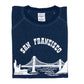 Wild Donkey x MJ: sweatshirt with vintage print &quot;San Francisco&quot; made of cotton mix