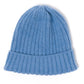 Exclusive to Michael Jondral: Azure blue knitted hat in pure Scottish cashmere