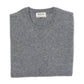 MJ Exclusive: Vintage Crew Inset Sweater in Pure Super Geelong Lambswool - 2 Ply