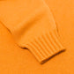 Exclusive to Michael Jondral: Orange Scottish 4-Ply Cashmere Turtleneck Sweater
