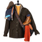 Silver Ostrich x MJ: Western belt "Amboise" made of brown ostrich leather - handcrafted 