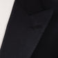 Black tuxedo "San Carlo" made of English Barathea wool - pure handcraft