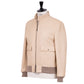 Leather jacket "New Luxury Bomber" from grown lambskin - handmade