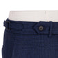 Exclusive to Michael Jondral: Blue checked flannel pants "Galles" in pure wool - Rota Sartorial