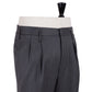 Exclusive for Michael Jondral: Grey trousers "Hollywood" with two pleats in English wool - Rota Sartorial