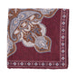 Rosi Collection x MJ: Pocket Square "Paisley Square Double Print" in pure silk